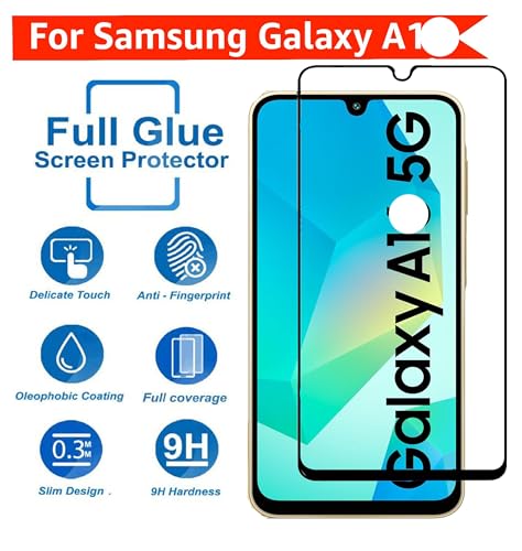 Image of FabeKee Tempered Glass Screen Protector Compatible for Samsung Galaxy A15 5G | Front And Back Screen Guard With camera lens protector 3 in 1 (Samsung A15 5G, Combo)