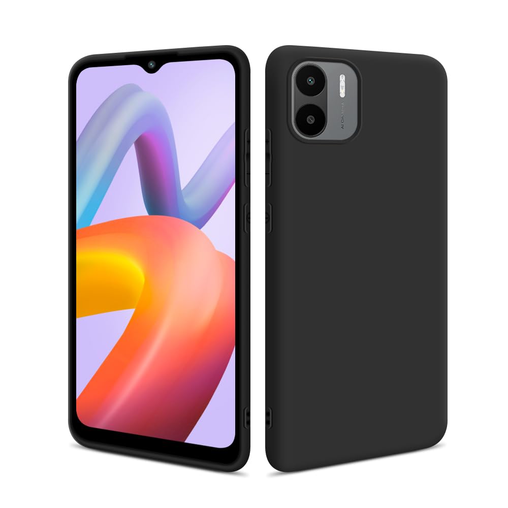 Flüssige Silikon Hülle Für Xiaomi Redmi A3 – Stoßfest, Kratzfest, Mit Mikrofaserfutter, Rosa