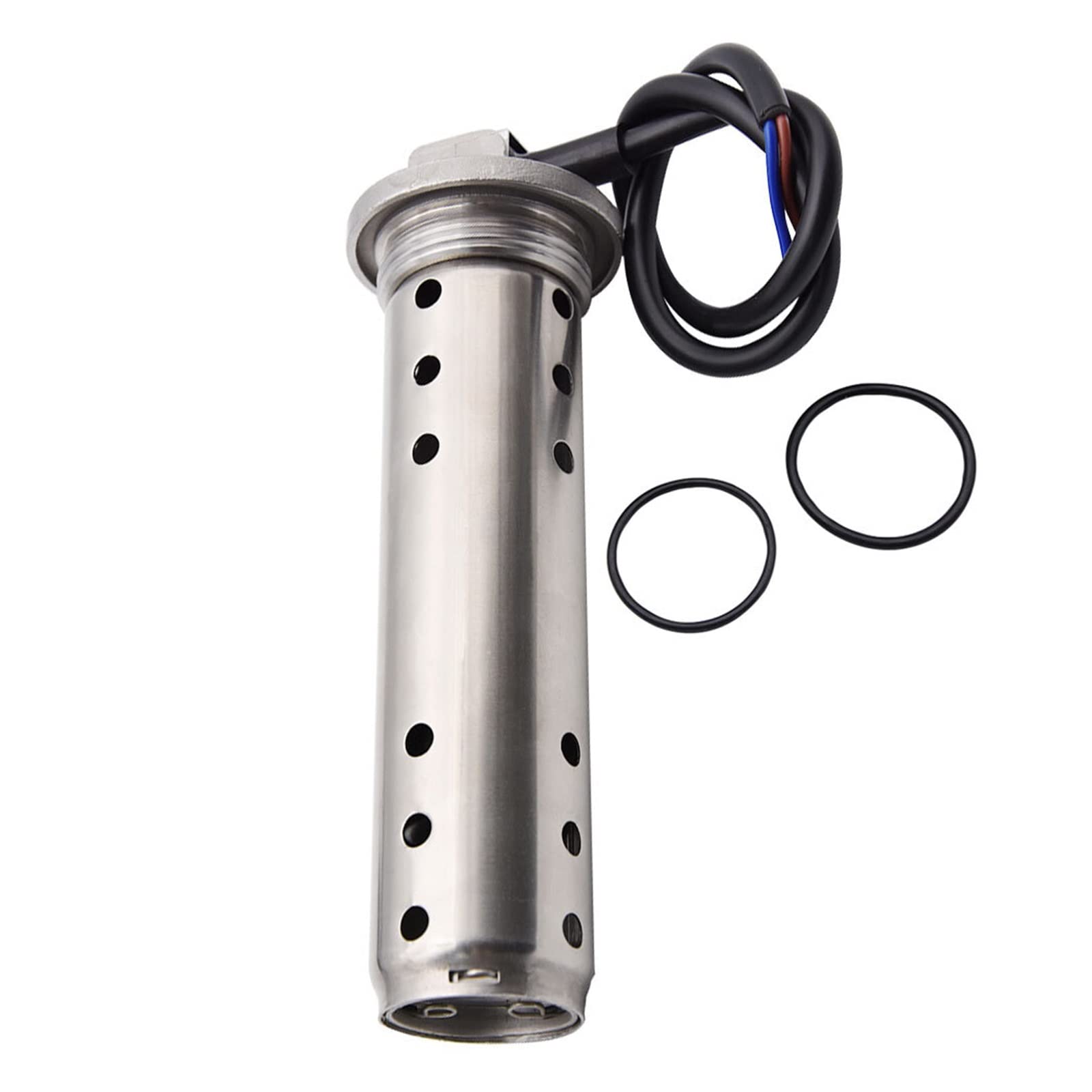 Abwasser-Füllstandsanzeige mit Sensor 52 mm Boot-Haltetank-Füllstandsanzeige 8 Farben Hintergrundbeleuchtung for Auto-Marine-LKW-Abwasserzähler,Präziser Monitor(Gaugex450mm-190ohm)