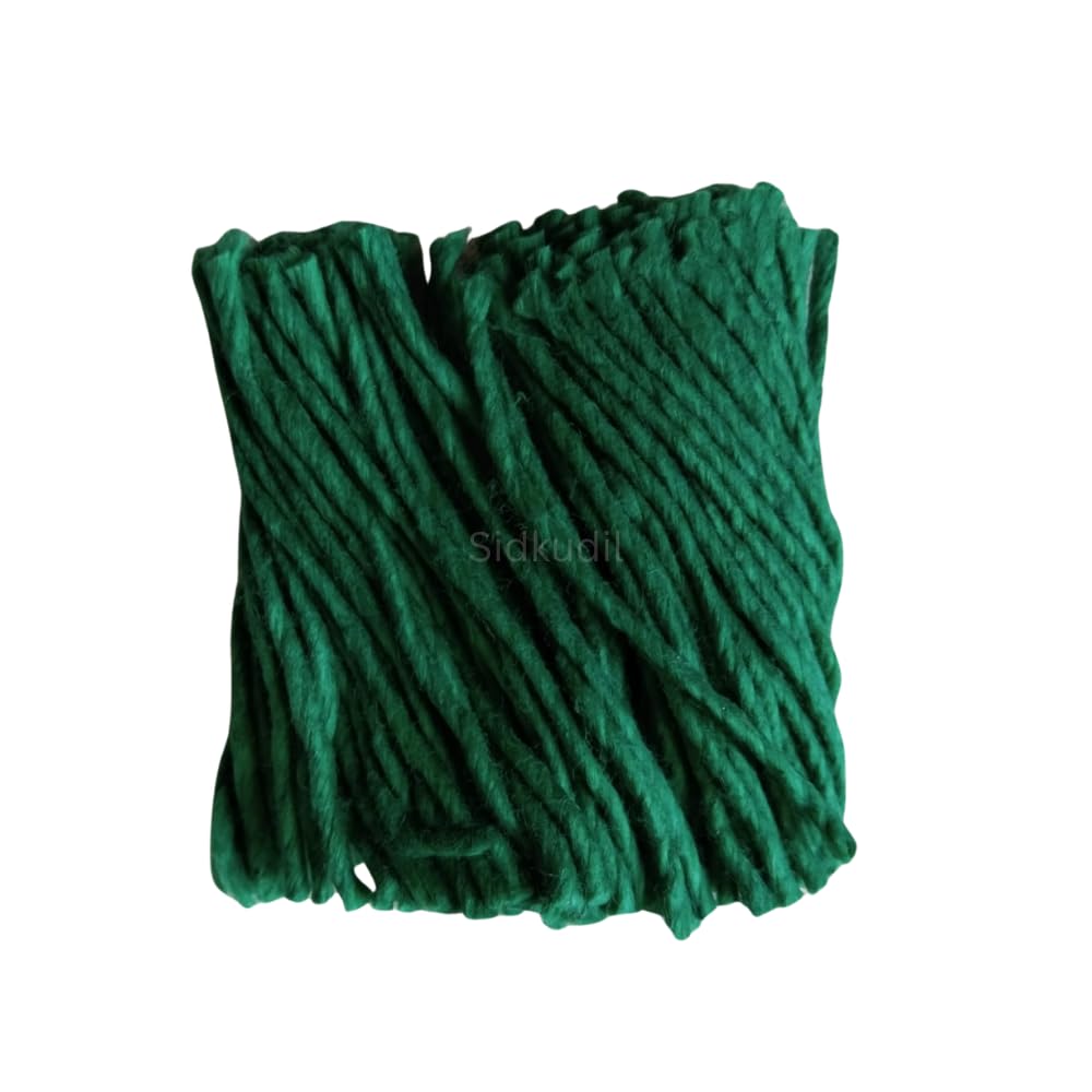 Puja Store 500 Pieces Green Pure Cotton THIRI Wicks