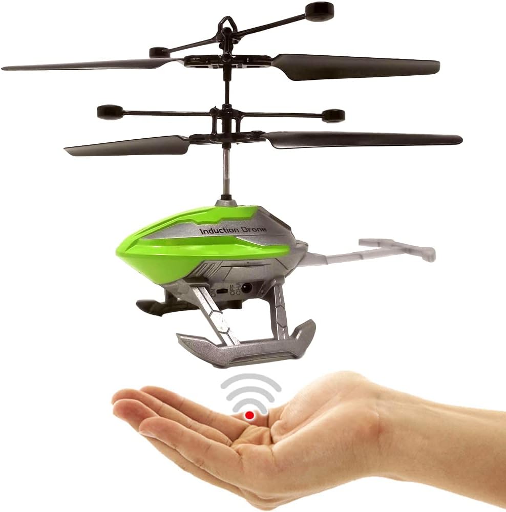 Pack of 2 Remote Controlled Helicopter with Sensor Control Drone for