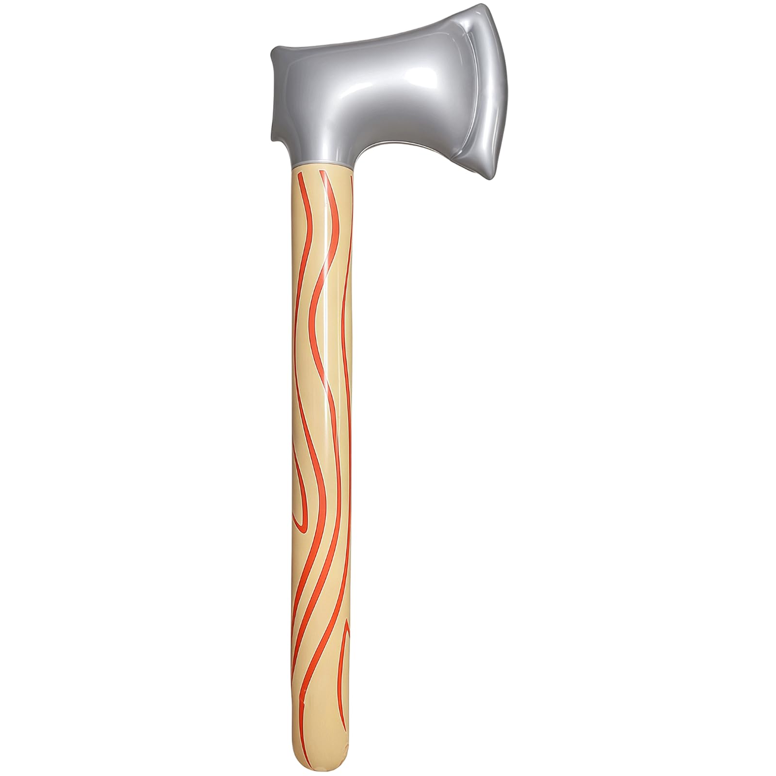JUFYVO 2Pcs Fake Axe Inflatable Weapons Prop Lightweight Halloween Toys Realistic Leakproof PVC Inflatable Axe Pirate Party Soft Safe Blow Up Fake Tool for Cospaly Party Supplies,55-60cm
