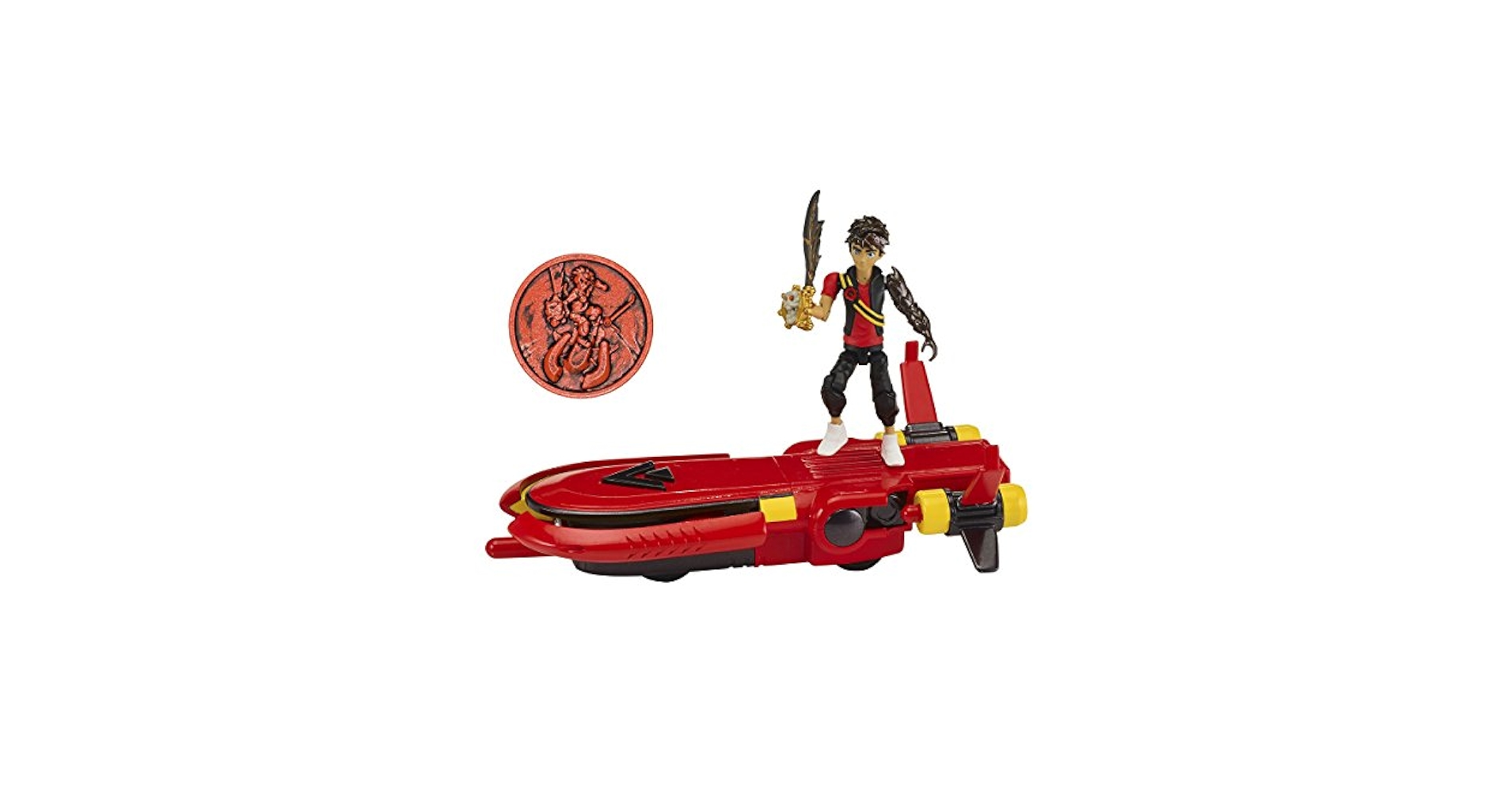Amazon.com: BANDAI 41585 Zak Storm Hover Vehicle and Coin