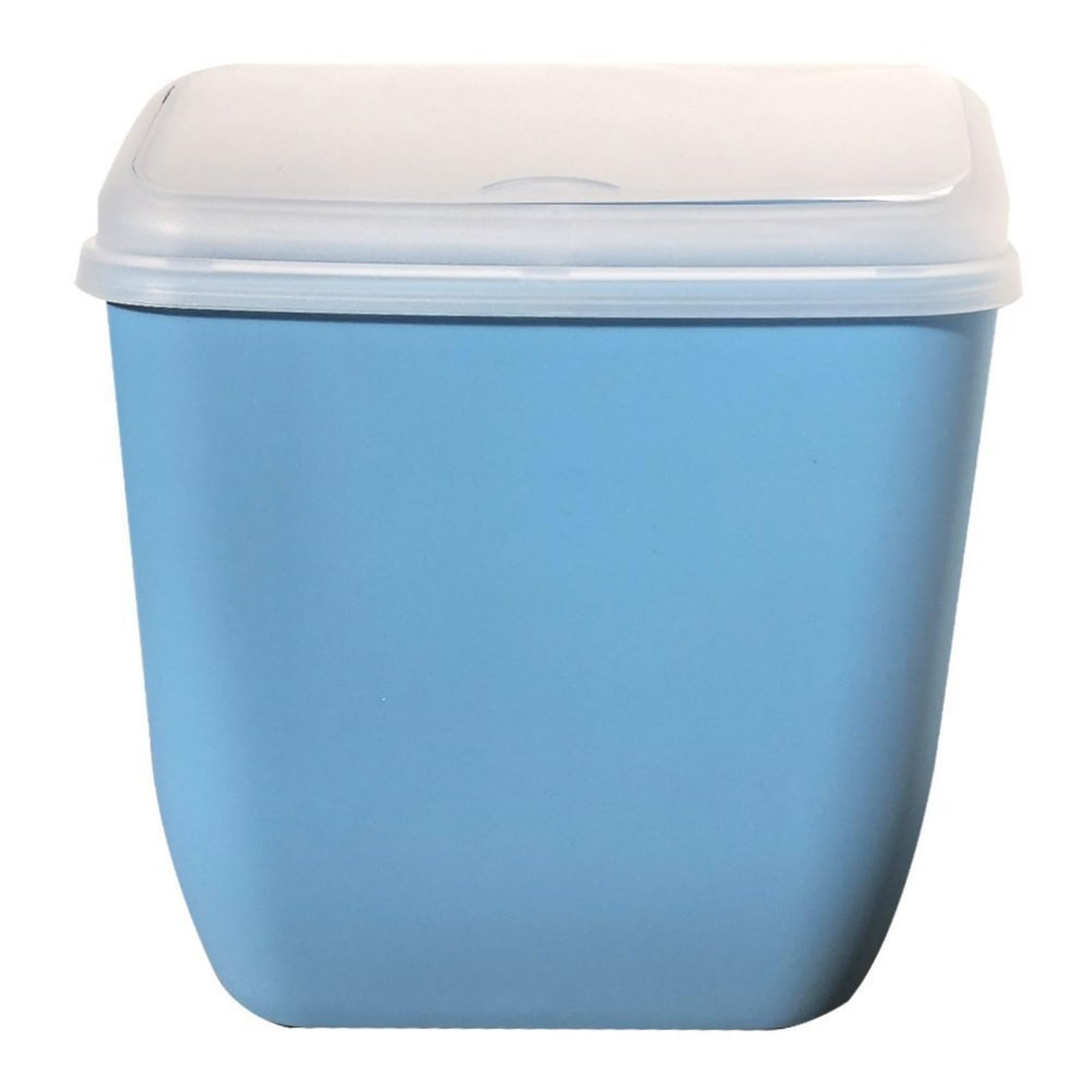 Bin,Toilet Bin,Wall Mounted Small Bin Can with Flat Cover,Removable Bathroom Bin,Waste Paper Bin is Suitable for Living Room, Kitchen, Bedroom and Bathroom (Blue)