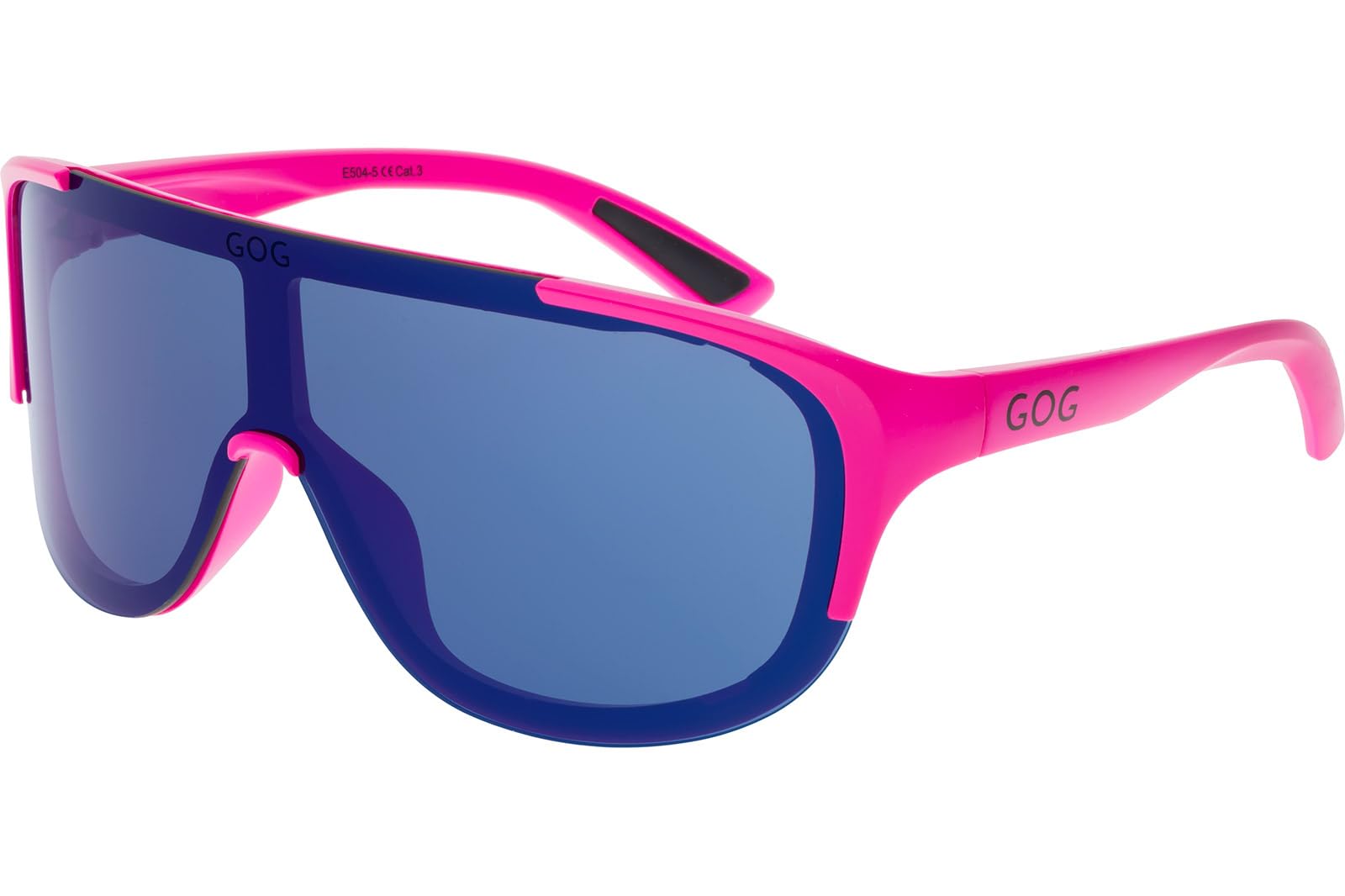 GOG Medusa Brille, Mattweiß/Grau, Silber, Einheitsgröße für Erwachsene, Matt Weiß/Grau-Silber, One size