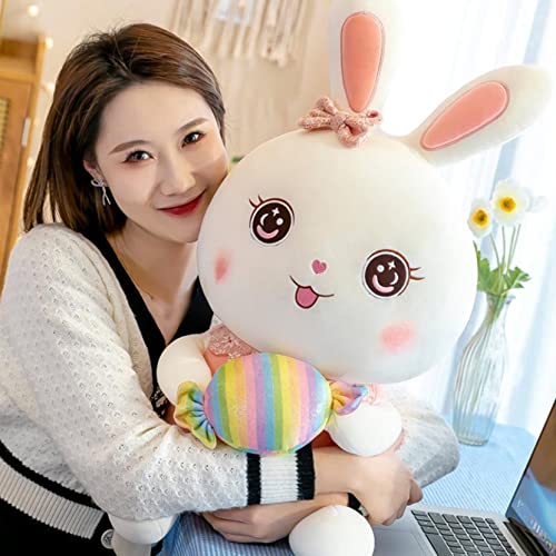 Image of Storescent Soft Toys for Kids - Stuffed Animal Plush Soft Toy for Boys & Girls | Plushie Toy Pink Rabbit 30cm