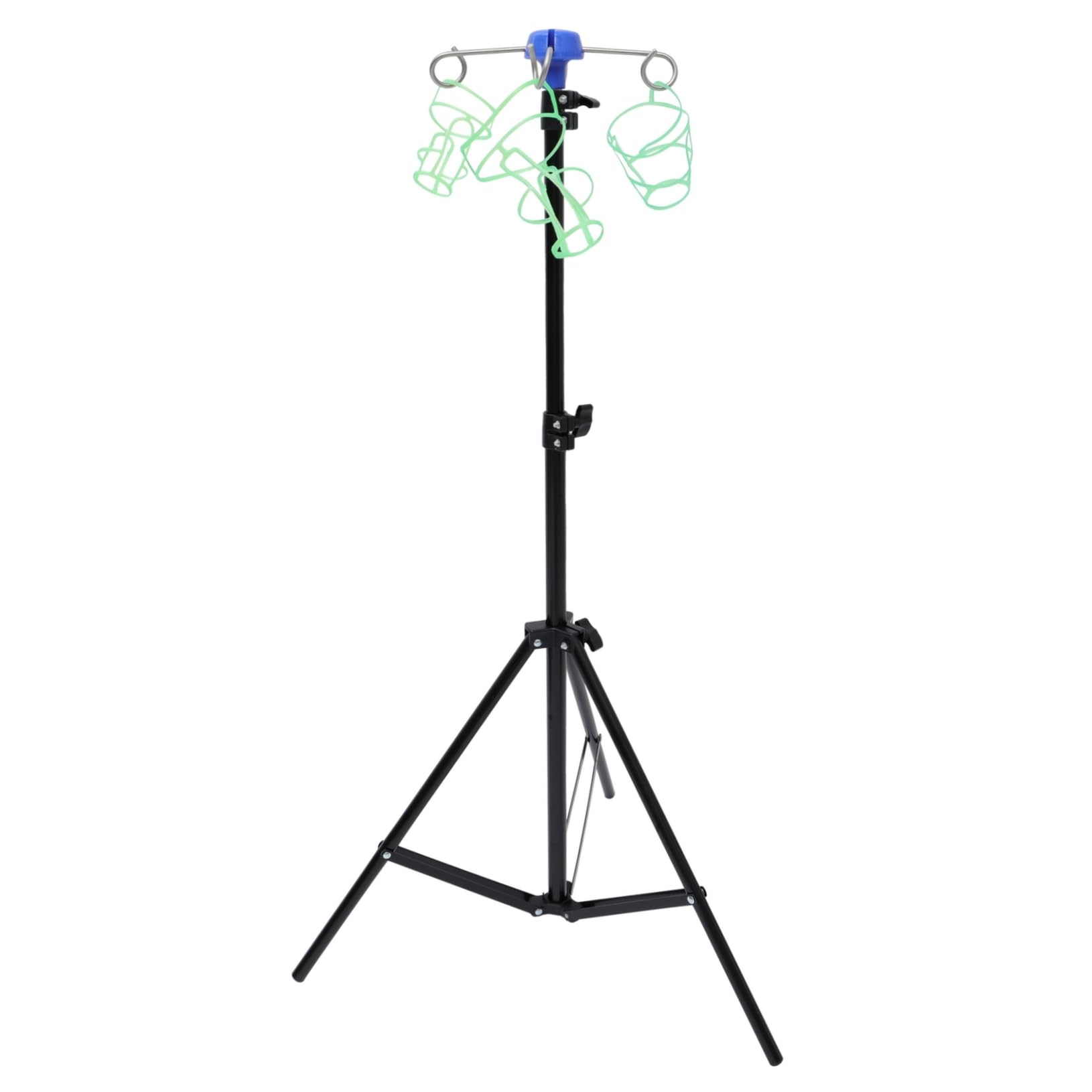 PRETYZOOM 1set Portable Fold-able Drip Bag Rod Infusion Bag Bracket Infusion Stand Heavy Duty Stand