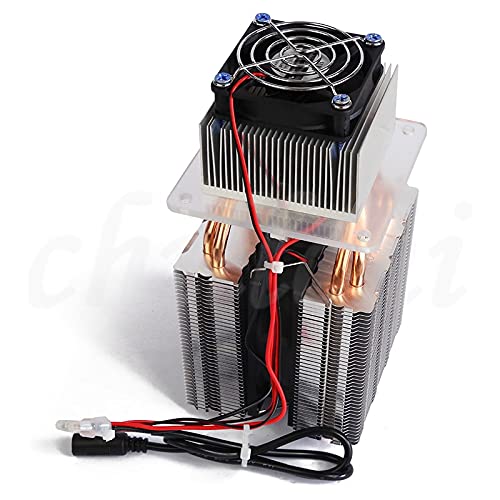 DIY semiconductor Refrigeration chip Homemade Small Refrigerator Small air Conditioner Cooling kit - (Color: Orange)