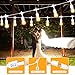 SUFEIMAS 100FT White Outdoor String Lights,IP65 Waterproof 30+2 Plastic LED Bulbs 2700K White Patio String Lights for Outside Porch, Pergola, Backyard, Bistro, Garden,Wedding Lights