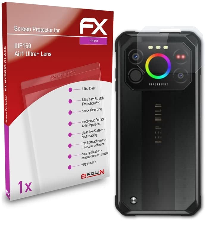atFoliX Plastic Glass Protective Film compatible with IIIF150 Air1 Ultra+ Lens, 9H Hybrid-Glass FX Screen Protector - Image 3