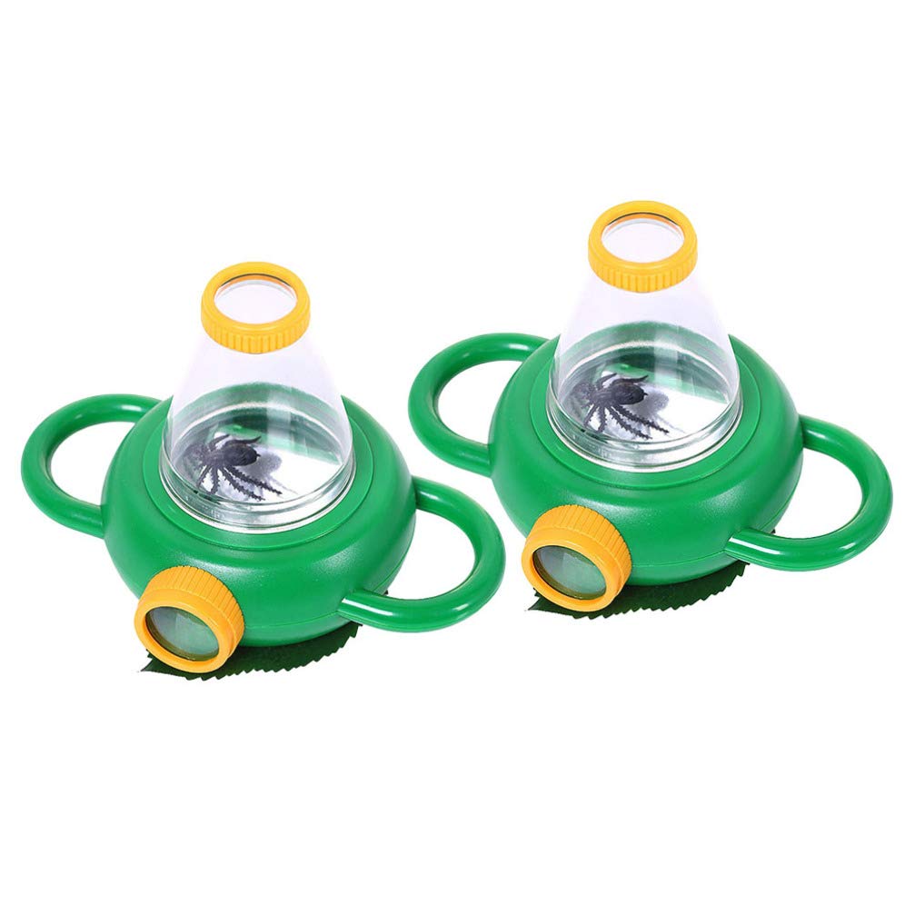 BESPORTBLE2pcs Catching Box Bug Terrarium Portable Exploration Viewer Bug Observation Box for Kids Nature Bug Observer Cage