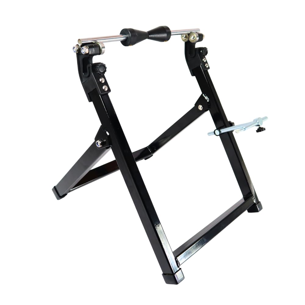 Générique Bilanciatore Treppiede di Gomme per Moto Scooter Universale in Acciaio, Perfetto per Auto-Bilanciamento