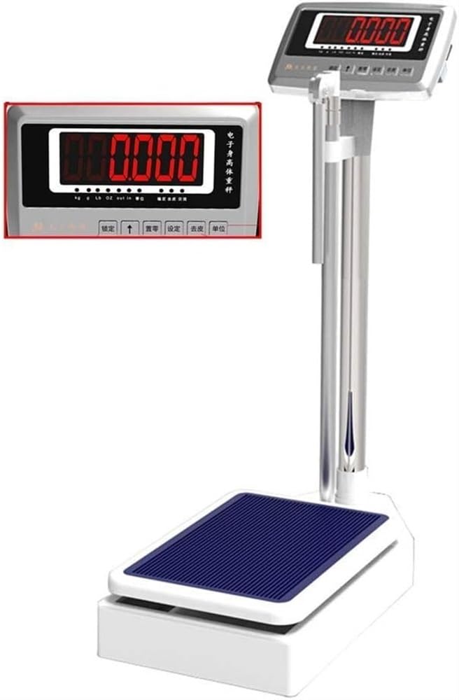 MYUYEE Weighing Scales,Height And Weight Scales,Precision Electronic Scale,High-Definition Digital Lcd Display,High-Precision Sensors,200Kg