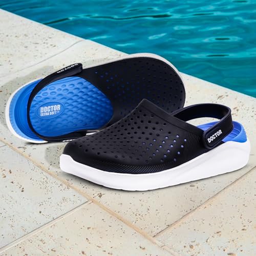 Image of DOCTOR EXTRA SOFT Unisex-Child Kids Classic Ultra Soft Clogs /Sandals with Adjustable Back Strap| Comfortable & LightWeight| Stylish & Anti-Skid| Indoor & Outdoor Casual Sports Mules Boys & Girls D-509