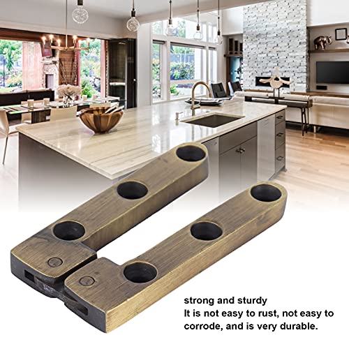 Folding Table Hinges,90 Degree Flap Hinge,Zinc Alloy Hinge Flip Hinges,Folding Cabinet Hinge,Folding Shelf Bracket,for Sewing Machine Cabinet Cupboard Wooden Box Cabinets Furniture - Image 3