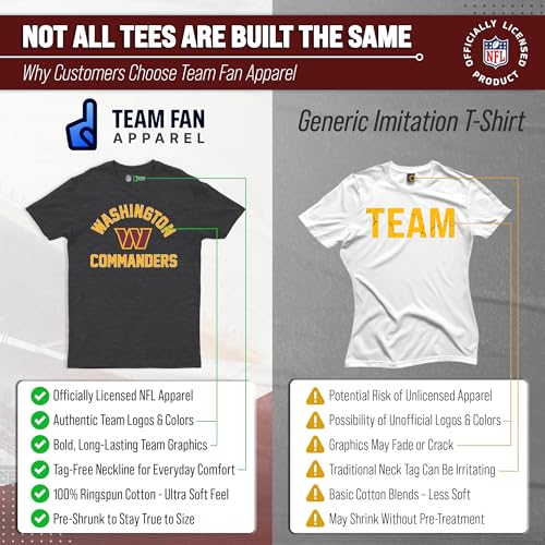 Image of NFL Gameday Cotton Blend T-Shirt for Men and Women - Licensed