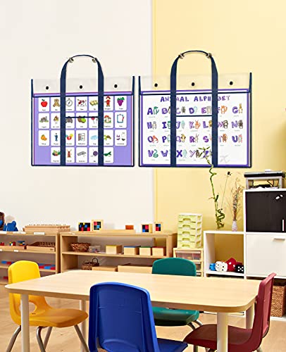 Gamenote PSB1 2 Pack Large Poster Storage Bag (31.5"×25.5") Bulletin Board Holder Art Portfolio Container thumb #6