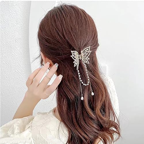 3 piezas de pinzas mariposa para cabello miniatura 5