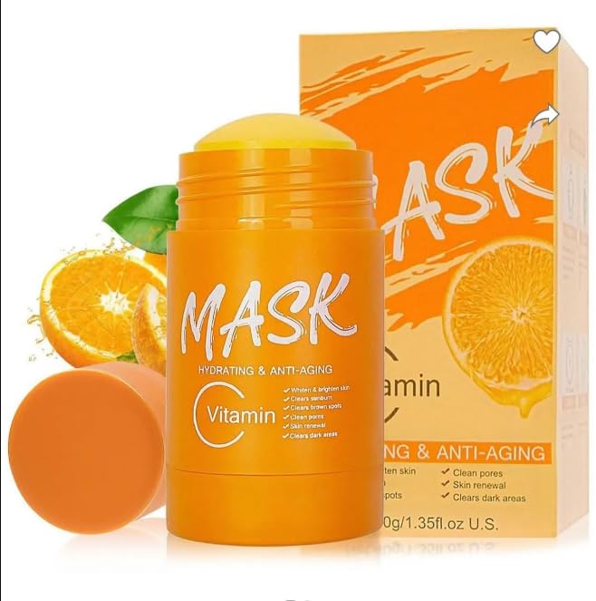 Renue Lifestyle Products Purifying Orange Vitamin C Clay Face Mask Stick Renue Lifestyle Products Purifying Orange Vitamin C Clay Face Mask Stick