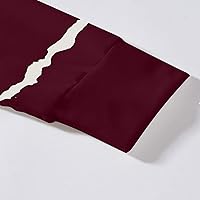 Vista 3 de Sudadera para mujer, casual, con estampado a rayas, de manga larga, de gran tamaño, holgada, blusa a la moda