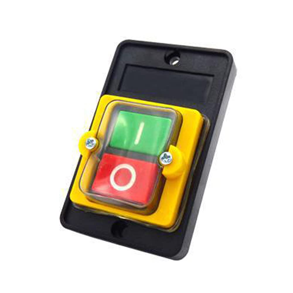 lifcasual Advanced Switch Universal Safety Switch Emergency Stop Safe Cut Off Killer Waterproof and Dustproof Switches Electromagnetic Switch for Grinding Machine