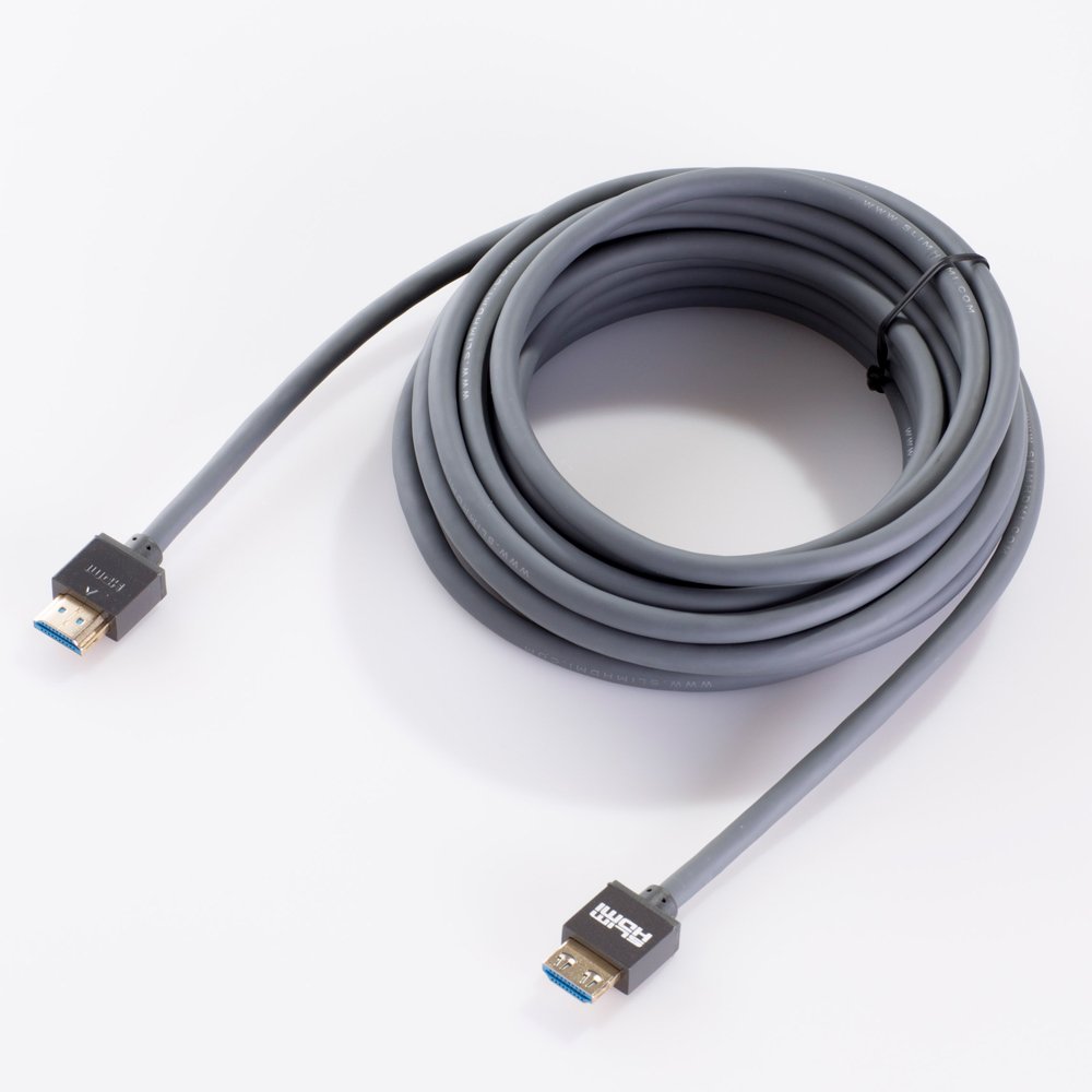0.5m (50cm) Male Mini (Type C) to Male (Type A) Cable, The World's Slimmest HDMI Lead? (Gold Plated, 1080p, 3D, High Speed, ARC) — view 39