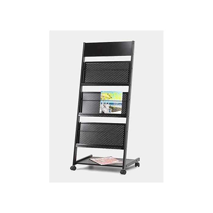 Buy Lepose 4 Tray Magazine Stand and Newspaper Stand/Catalog, Brochure