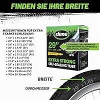 Slime 30078 Fahrrad-Reifenschlauch mit Slime-Dichtmittel gegen Pannen, Selbstdichtend, Verhindern und Reparieren, Schrader Ventil, 47 x/55–622 mm (29 x 1,85–2,20") (Packung mit 2) – Ansicht 5