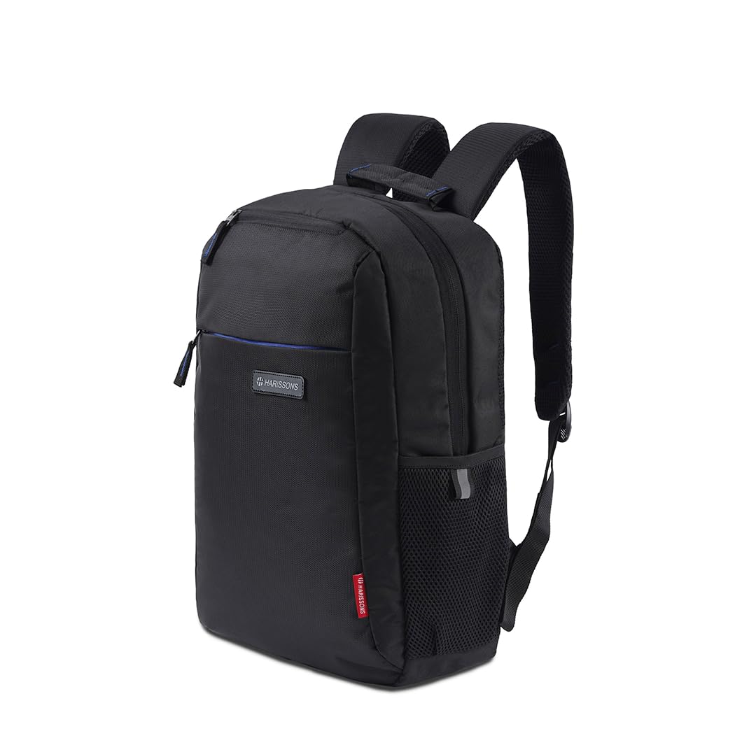 HARISSONS Nemesis 20L Water Resistant Laptop Backpacks for Men & Women | Fits 15.6" Laptops with 2 Quick Pocket Access & Padded Backstraps | Ideal for Travel, School & College (Black) (B09D3Y15FH) Amazon Price History, Amazon Price Tracker