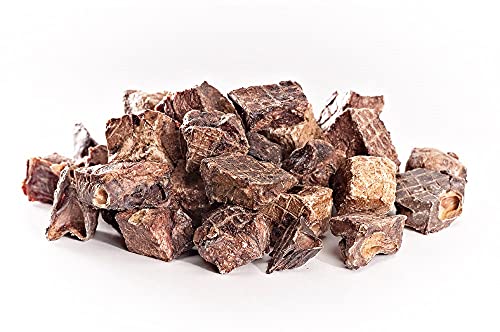 mascota vital – Getrocknete Hirschlunge für Hunde | 100 % natürliche Lungenwürfel vom Hirsch | Fettarm | Ideal für Sensible Hunde, Welpen & Senioren | Ohne Zusatzstoffe (Hirsch-Lungenwürfel)