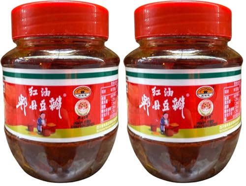 JUAN CHENG - Salsa di fagioli neri e olio piccante - (1 x 500 g) (Confezione da 2)