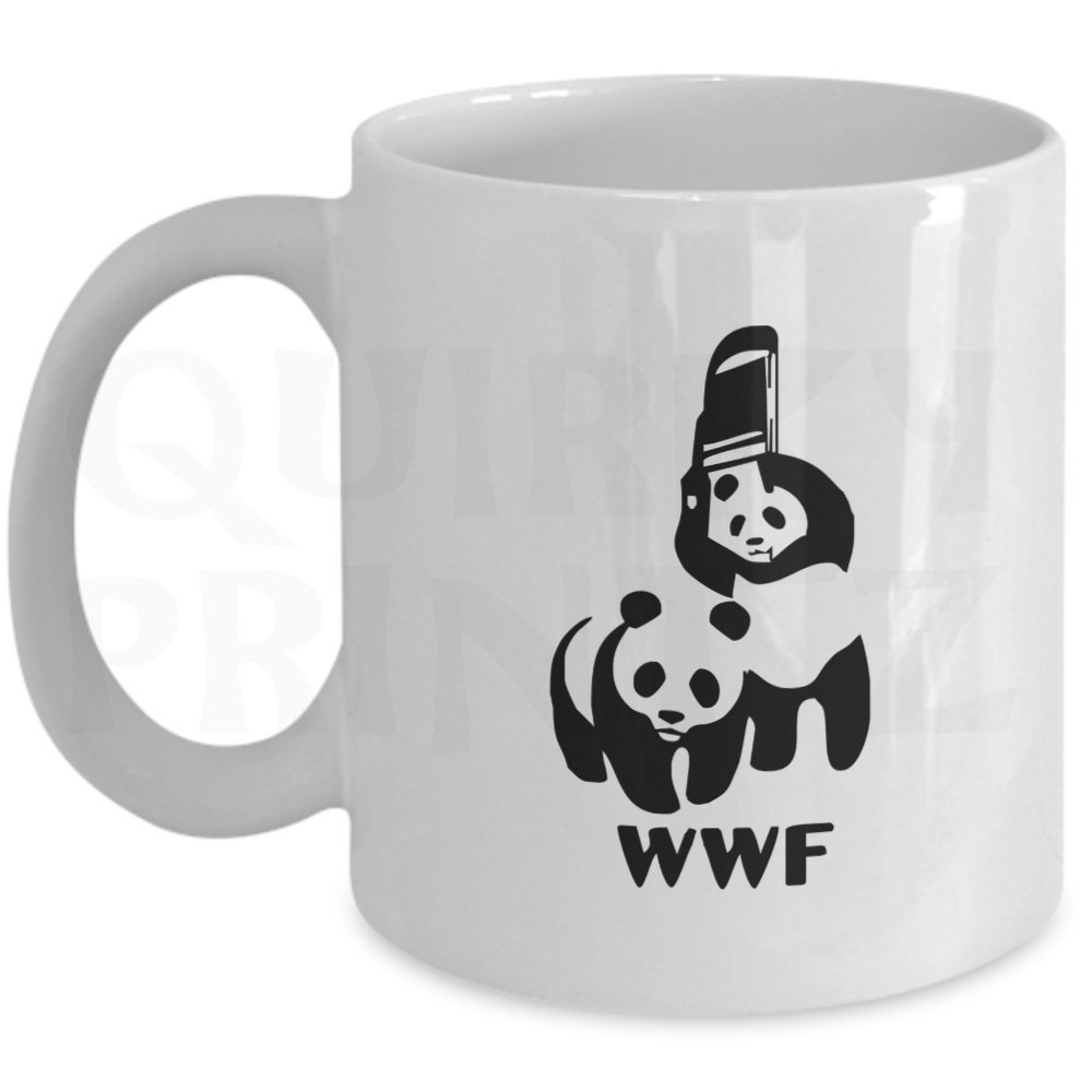 Quirky Printz White Novelty Wwf Funny Gift Slogan Mug Sk185