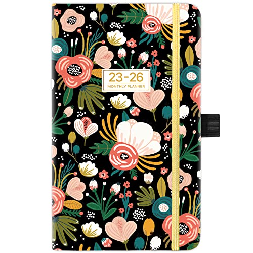2023-2026 Pocket Planner - Monthly Pocket Planner From July 2023 - June 2026, 3.8" X 6.3" 3-Year Planner, Monthly Planner 2023-2026 With Pen Holder, Inner Pocket, Elastic Closure And Easy To Carry #TOP11