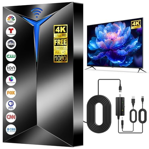 Image of 2026 Upgraded TV Antenna Indoor Outdoor for Local Channels