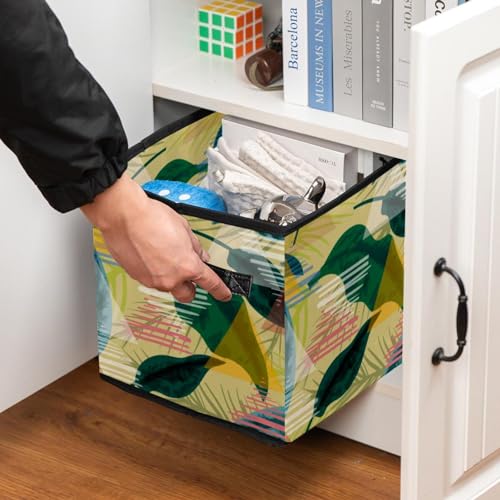 Cube de rangement en tissu avec poignées solidement intégrées - 7