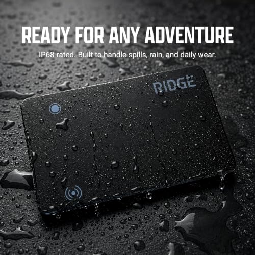 Image of 3-Pack Ridge Tracker Card Compatible with Apple Find My, Compatible with Android Slim Tracking Card - Wallet Finder, Item Locator for Luggage Tags, Passports, Phone - MFi Certified