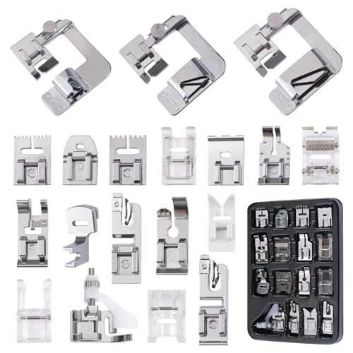 Set de 19 piezas de pies para máquina de coser miniatura 1