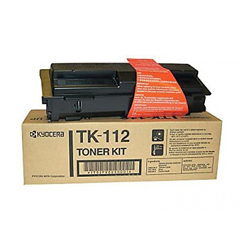 Kyocera TK-112 1T02FV0US0 FS720 820 920 1016MPF Toner Cartridge (Black) in Retail Packaging