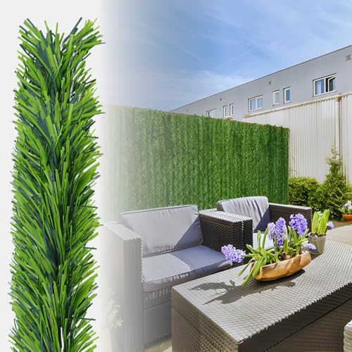 Forever Bamboo Premium PVC Hedge Slats for Chain Link Fence