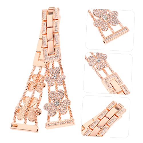 Correa de reloj de la suerte parte del reloj pulsera de metal de acero inoxidable UKCOCO 5