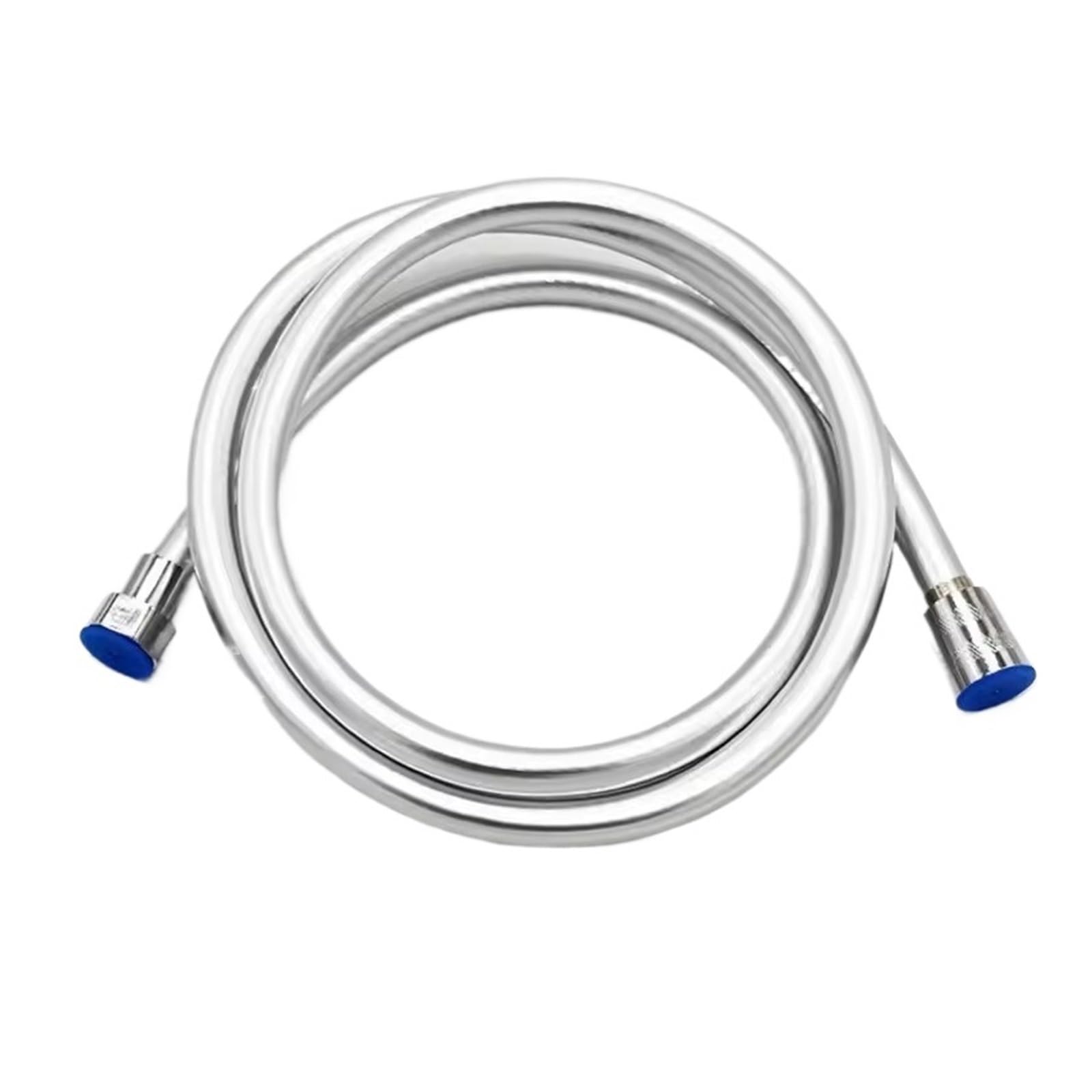 Kdberhfsa Silver 1.5/2/3M Pvc Handheld Shower Head Hose Flexible Anti Winding Explosion-Proof Water Tube Bathroom Faucet Hose Extension Pipe(,300Cm)