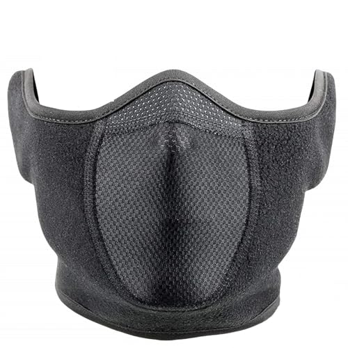 JOOTUEPO Demi Masque Coupe Vent Masque de Ski avec Cache Oreilles réglables, pour Homme et Femme pour l'hiver et la Course à Pied pour Moto, vélo, Ski, Snowboard, randonnée, activités de Plein air