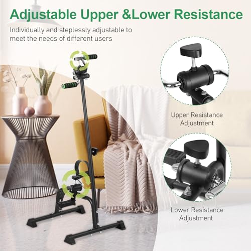 Bicicleta Pedal Exerciser para Ejercicio de Brazos y Piernas miniatura 5