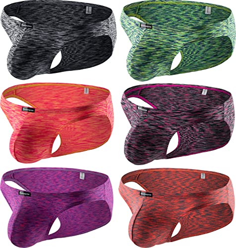 Men's Soft Stretch Bikini Underpants Sexy Colorful Low Rise Bluge Men Briefs