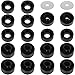 KF04050BK Body Mount Bushing Kit for Ford F250 F350 Super Duty 1999-2018 2WD 4WD Polyurethane Body Cab Mounts & Washers (Black 20PCS)
