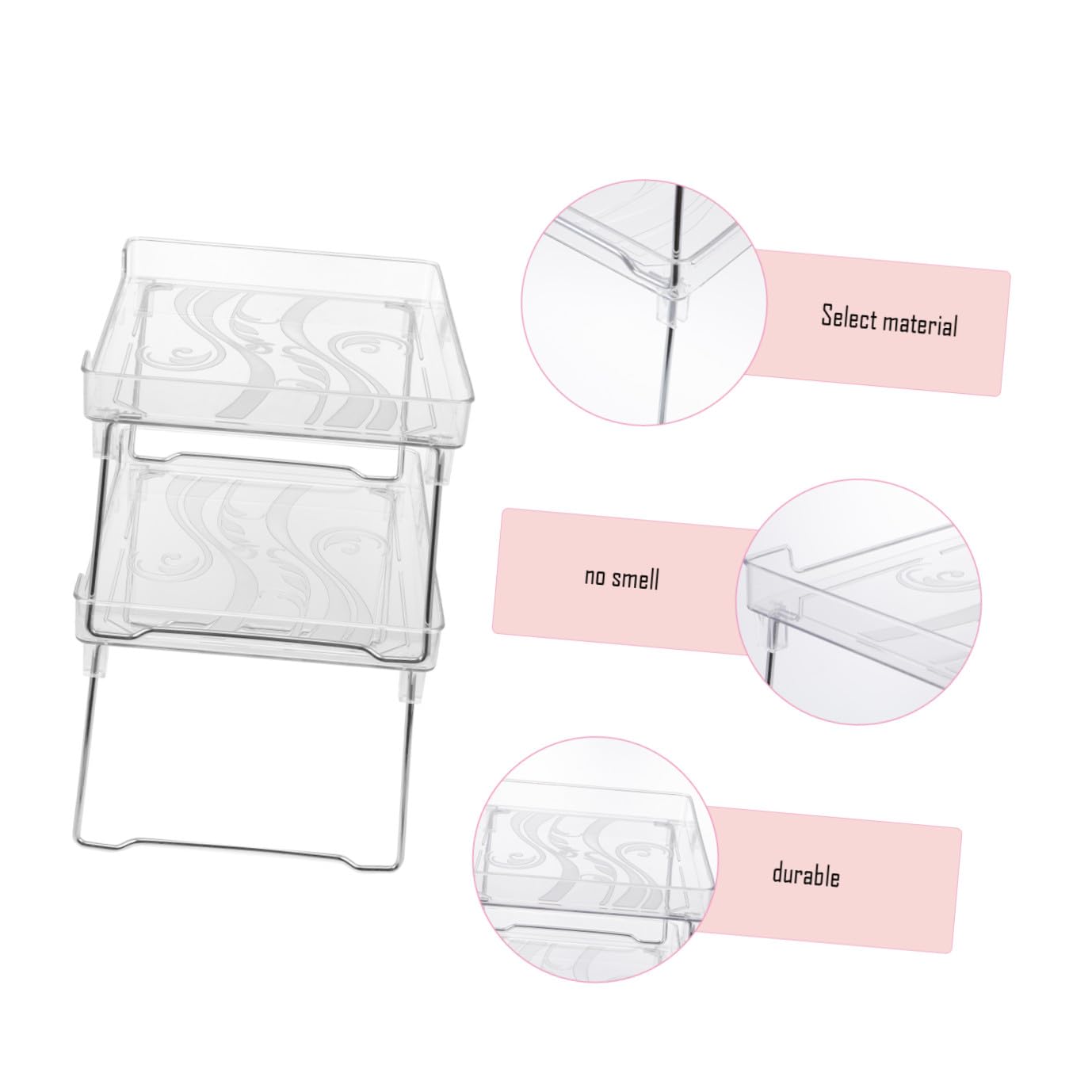 Cabilock Elegante Porta Spezie Da Cucina - Portabottiglie Per Spezie Dal Design Semplice Per Casa E Ristorante