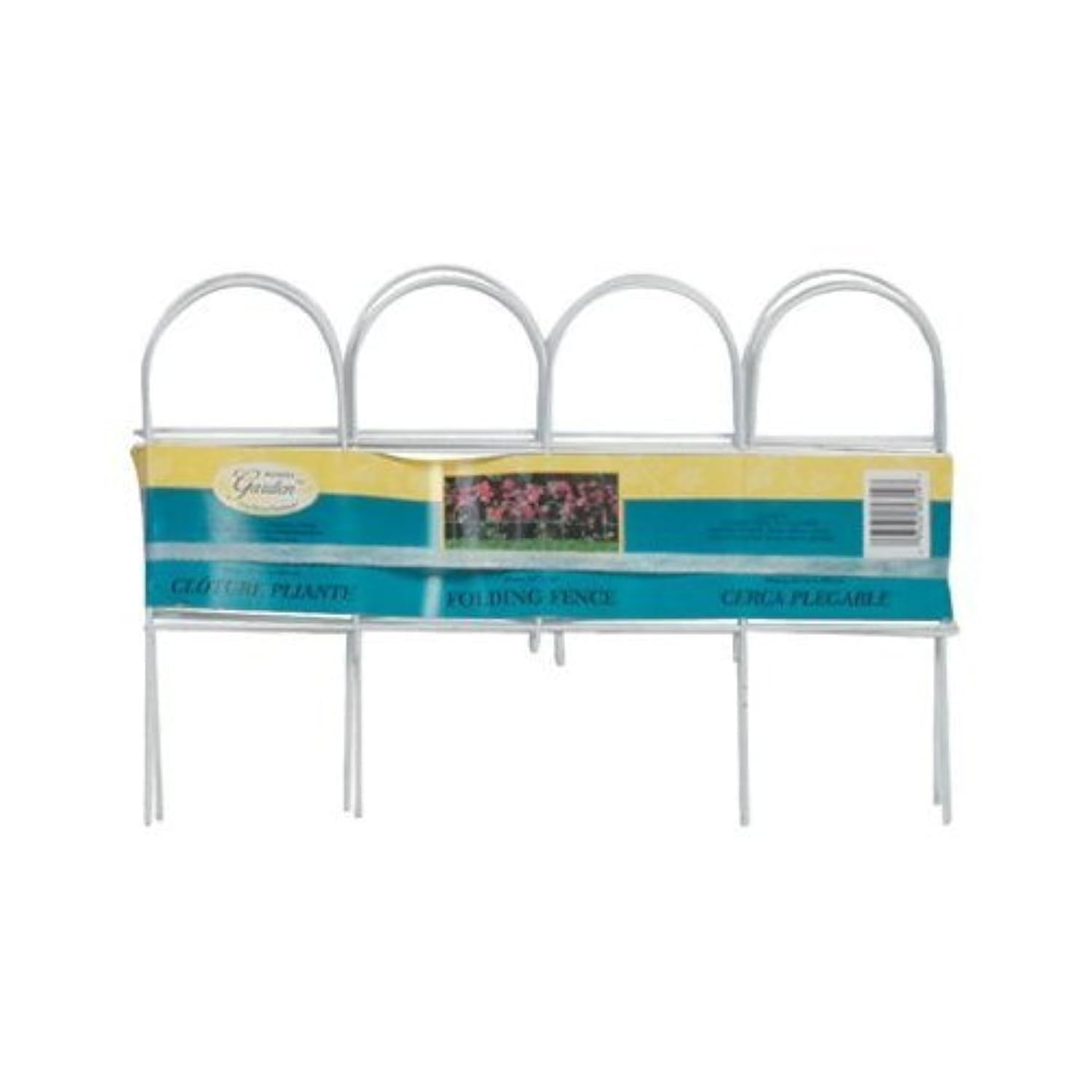 Panacea 89319 Mini Arch Folding Fence, White