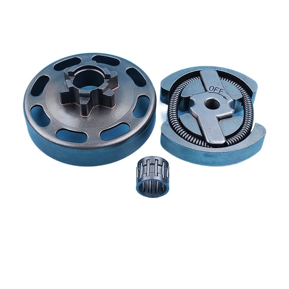 Adecuado for motosierra Hus 135, 140, 135E, 140E, kit de cojinete de agujas de tambor de embrague de 3/8 pulgadas y 6 dientes, pieza de repuesto 578257101, 530014949