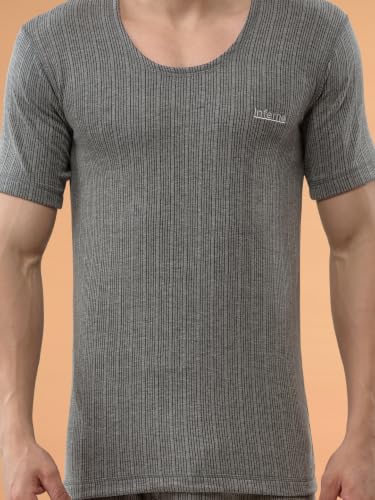 Image of Lux Inferno Men's Round Neck Thermal Vest | Half Sleeves | Regular Fit | Pack of 1
