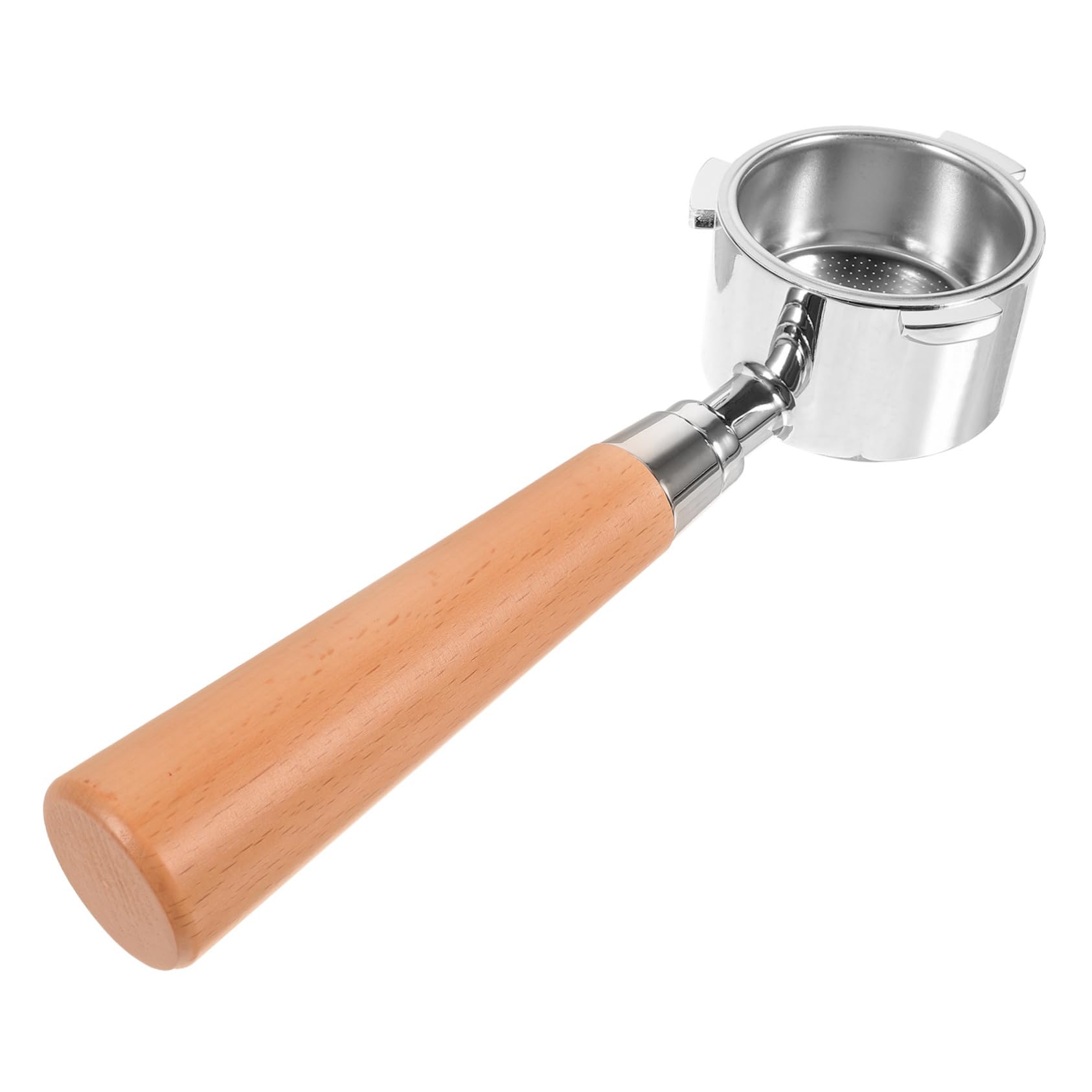 Portafiltro De Reemplazo Con Mango De Madera Portafiltro Sin Presión Para Cafetera Espresso Diseño Reutilizable y De Instalar